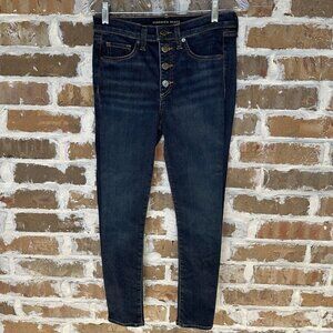 Veronica Beard Blue Jeans Crop Carolyn‎ Baby Boot High Rise Women's Size 25